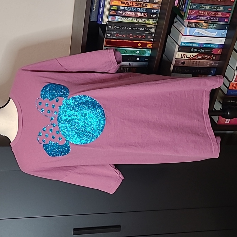 Tultex Purple Minnie Mouse T-Shirt | XXL | Women